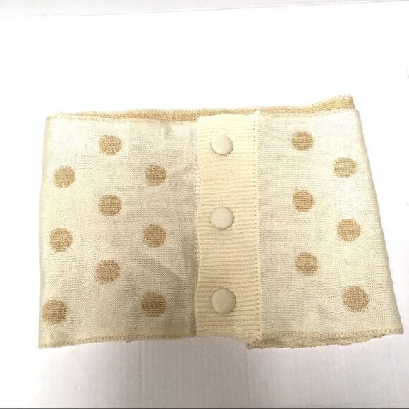 NWT Mud Pie convertible polkadot scarf OS - Picture 2 of 7